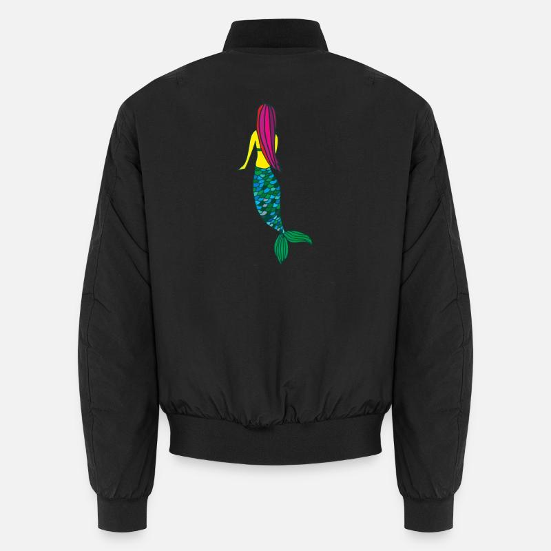 meerjungfrau - Unisex Bomberjacke - Schwarz