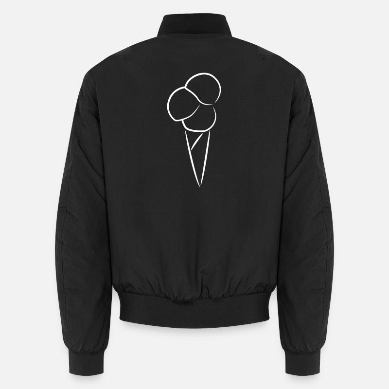 Dessin de crème glacée Bomber unisexe