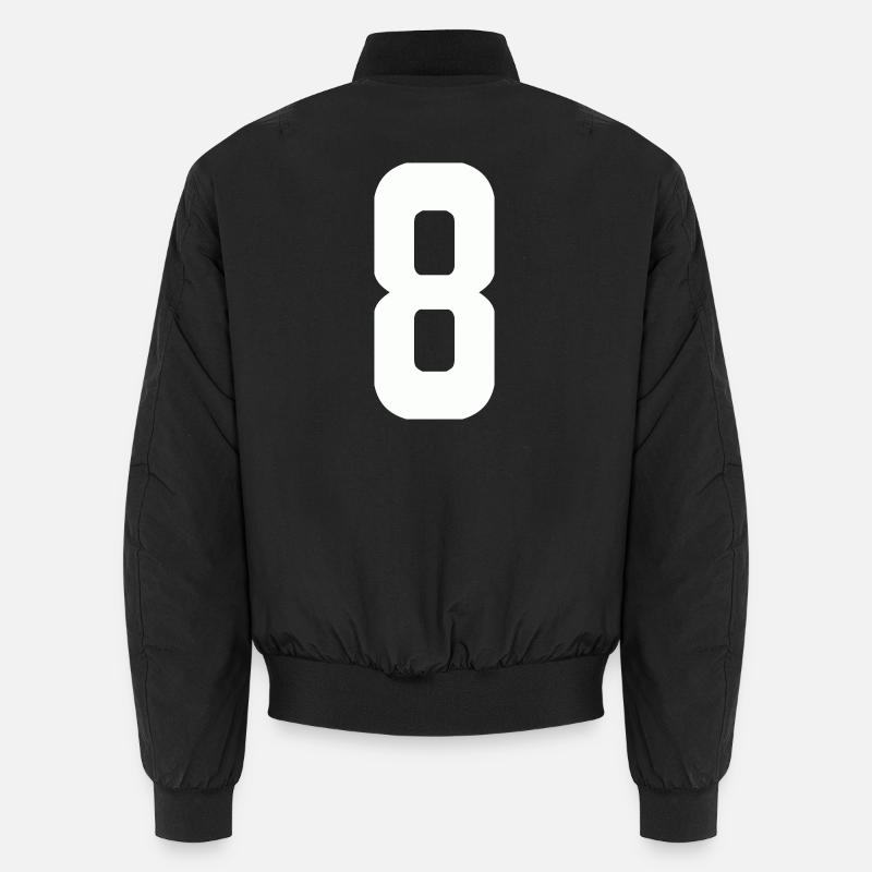 8 - Unisex Bomber Jacket - black