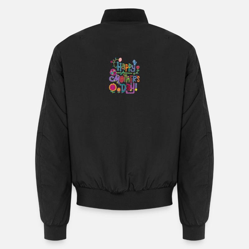 Alles Gute zum Muttertag Buntes Design Unisex Bomberjacke