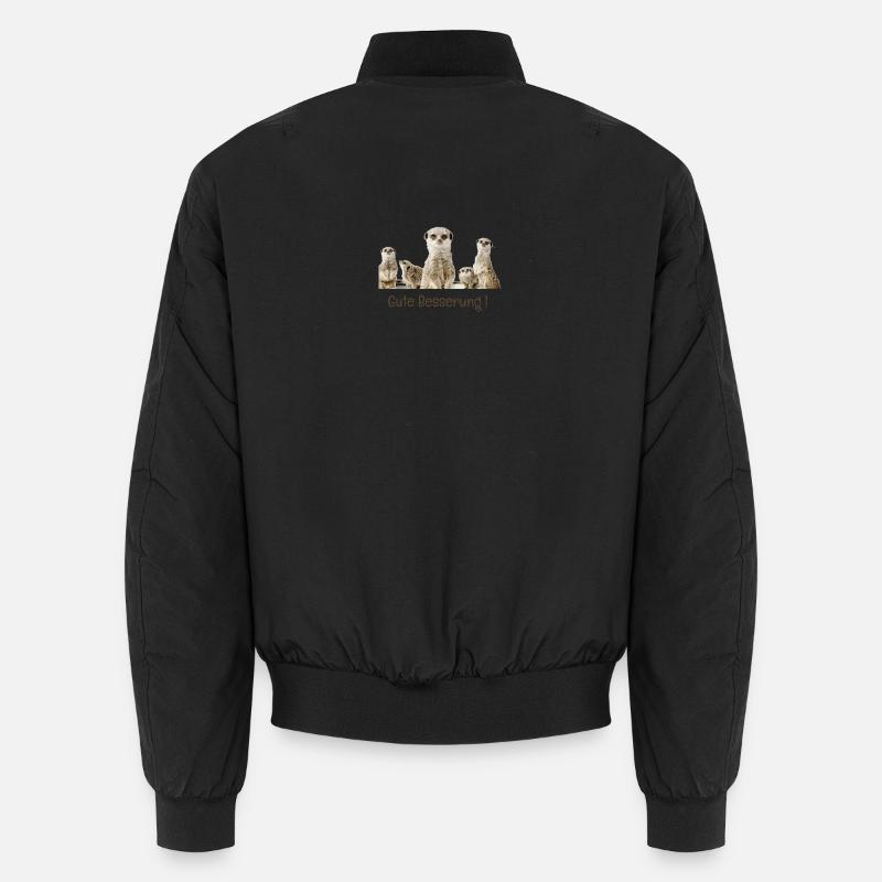 Gute besserung - Unisex Bomberjacke - Schwarz