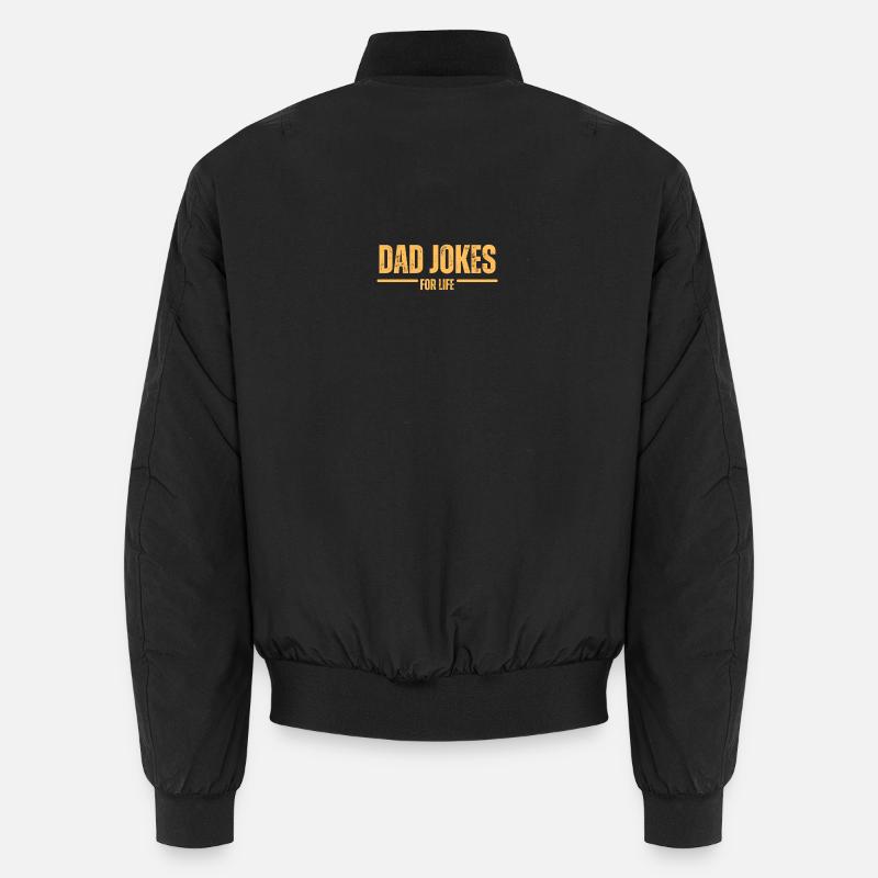 Dad Jokes for Life Unisex Bomber Jacket