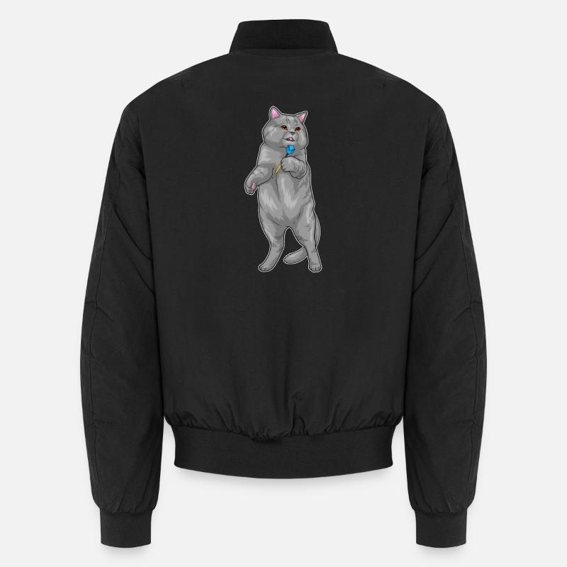 Cat Dart Dart - Bomber unisexe - noir
