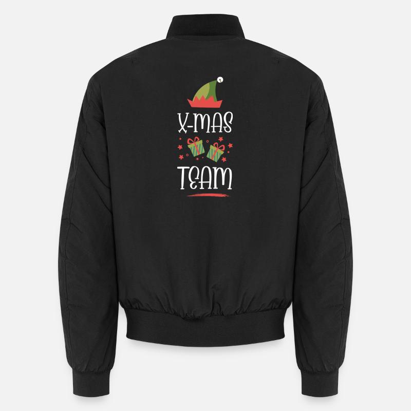 L’équipe X-Mas - Bomber unisexe - noir