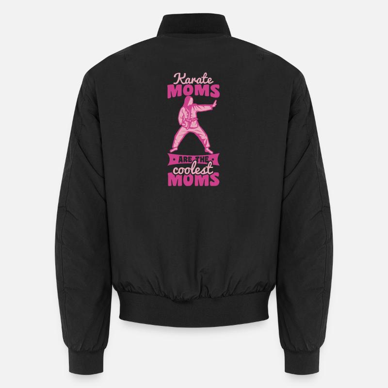 Karate-mor - Unisex bomberjakke - sort