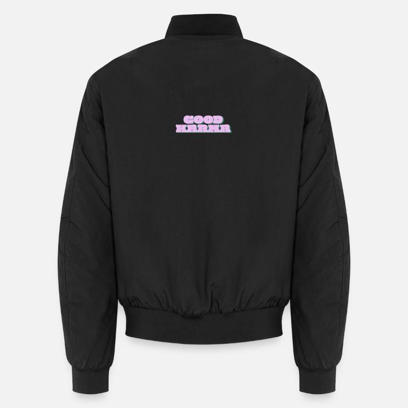 Good Karma - Unisex Bomber Jacket - black