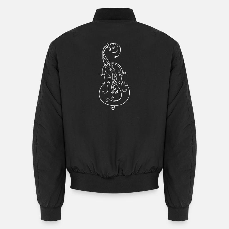 Violoncelle - Bomber unisexe - noir