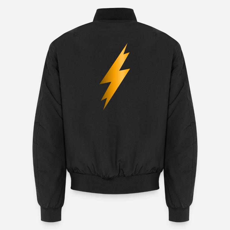 Blitzschlag - Unisex Bomberjacke - Schwarz