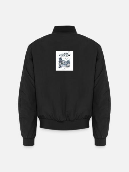 Bring mich irgendwohin - Unisex Bomberjacke - Schwarz