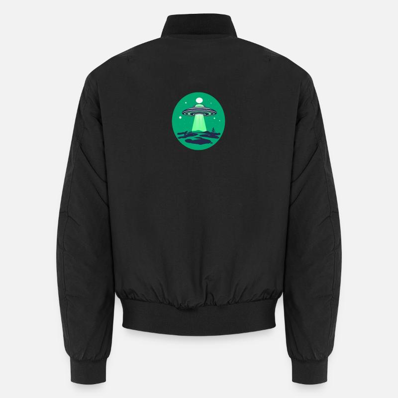 UFO Visitors - Unisex Bomber Jacket - black