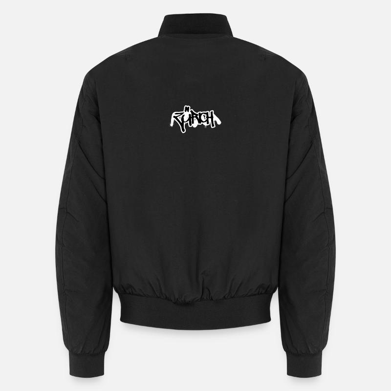 Zurich Graffiti - Unisex Bomber Jacket - black
