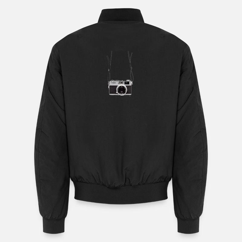 Retro camera Unisex Bomber Jacket