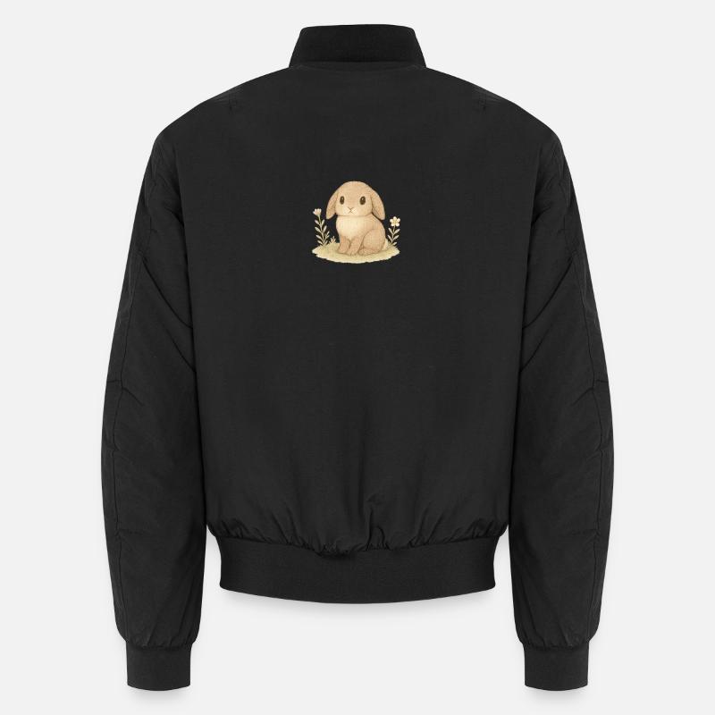 Nordic Forest - Bunny Unisex Bomber Jacket