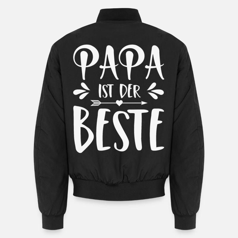 Papa ist der Beste Unisex Bomberjacke