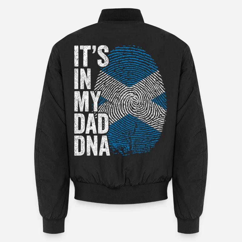 Drapeau Écosse Empreinte Papa Écossais Bomber unisexe