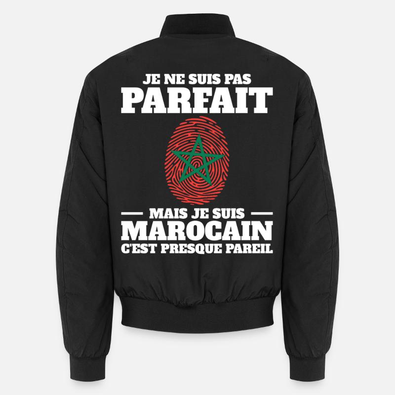 Ich bin marokkanischer Mann – DNA von Marokko Unisex Bomberjacke