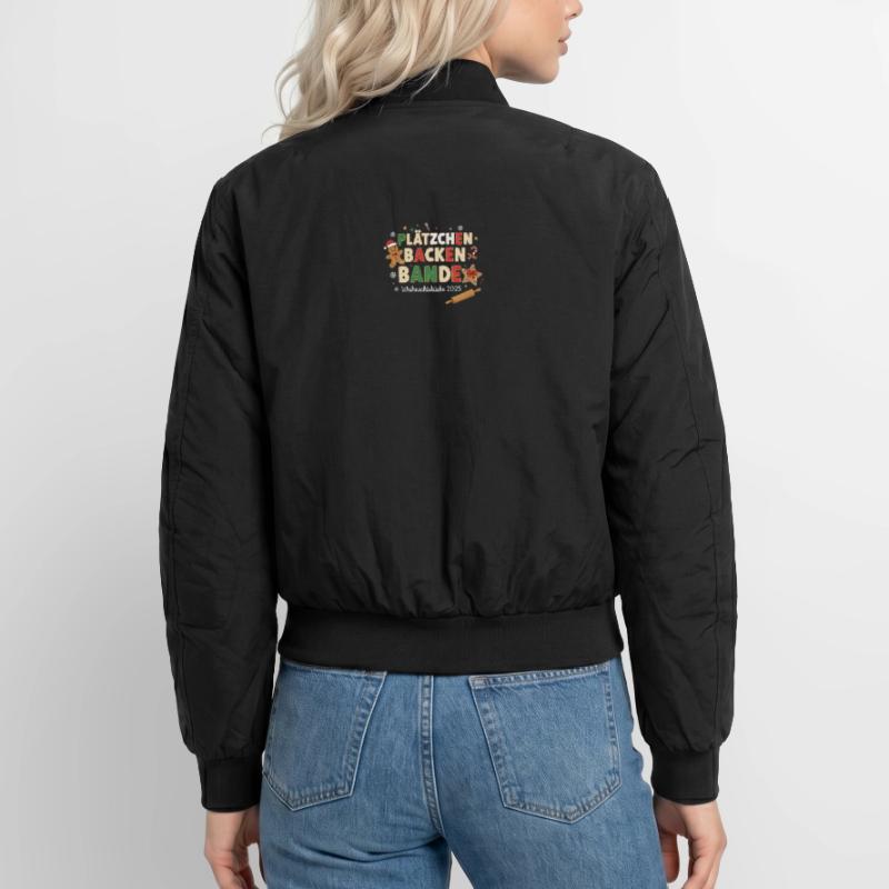 Plätzchen Backen Bande – Weihnachtsküche 2025 Unisex Bomberjacke
