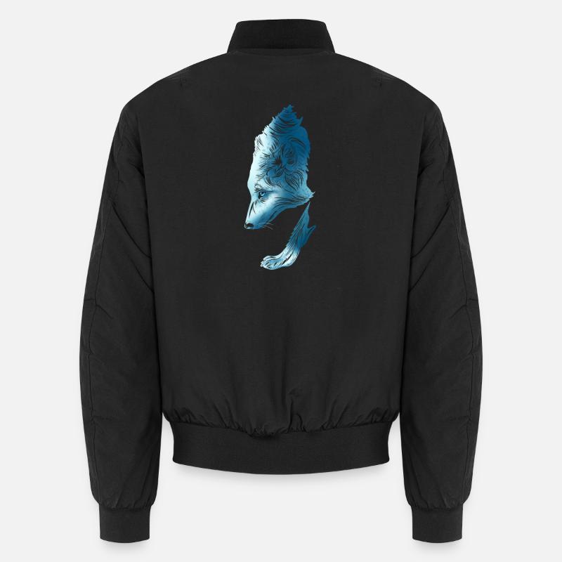 Wolf Unisex Bomberjacke