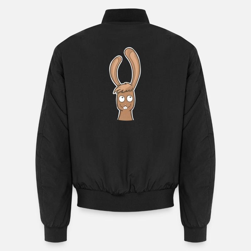 Rabbit - Unisex Bomber Jacket - black