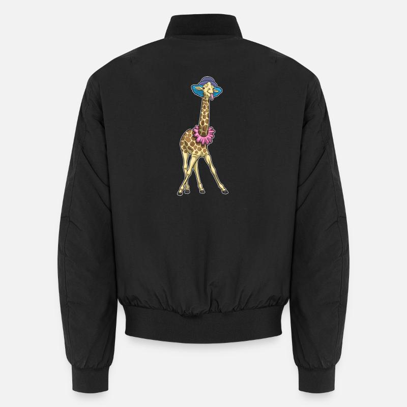 Clown girafe - Bomber unisexe - noir