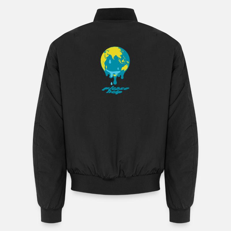 Global Warming Globe Unisex Bomber Jacket
