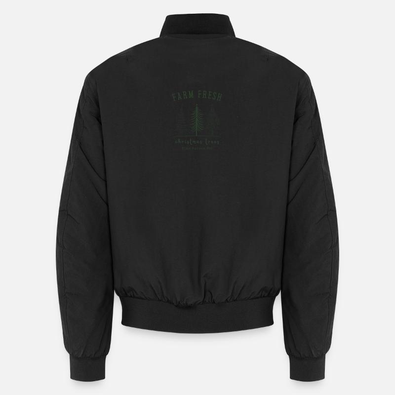 Farm Fresh, Christmas Trees Unisex Bomber Jacket