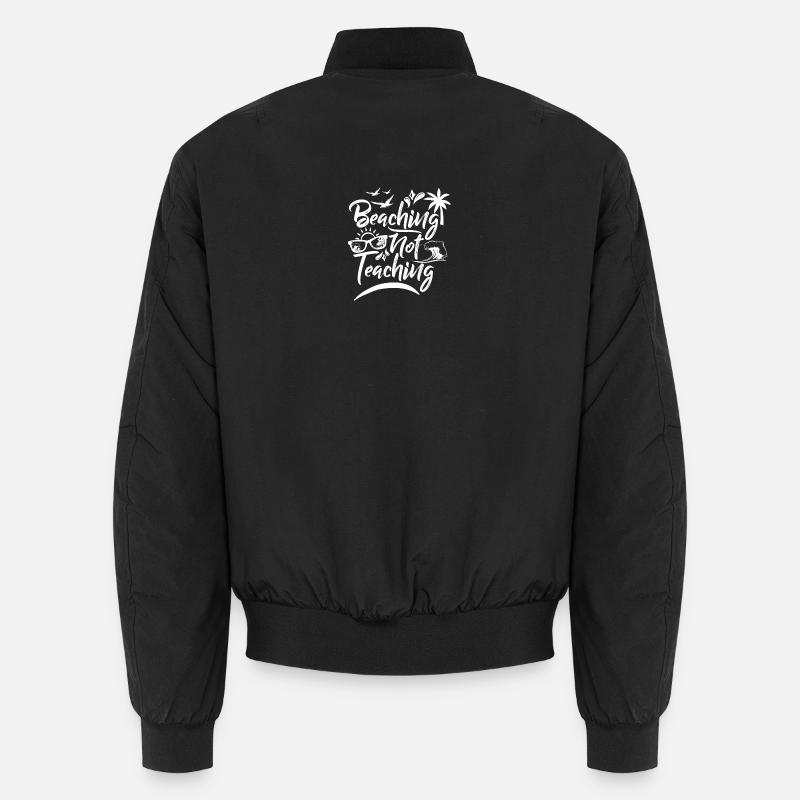 Strandshirt - Unisex Bomberjacke - Schwarz