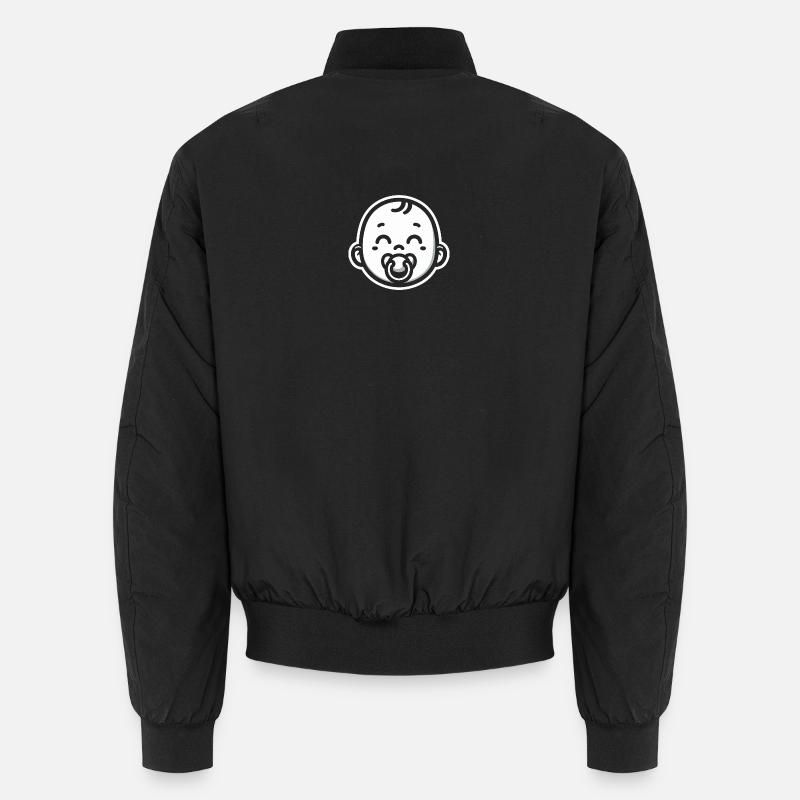 Bébé avec sucette Bomber unisexe