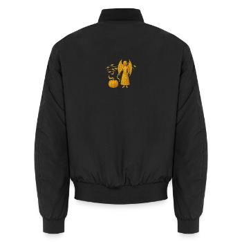 Vampir-Dämonin Edition Herbst - Unisex Bomberjacke - Schwarz - Hinten - AI Model Male 185 light (185cm)