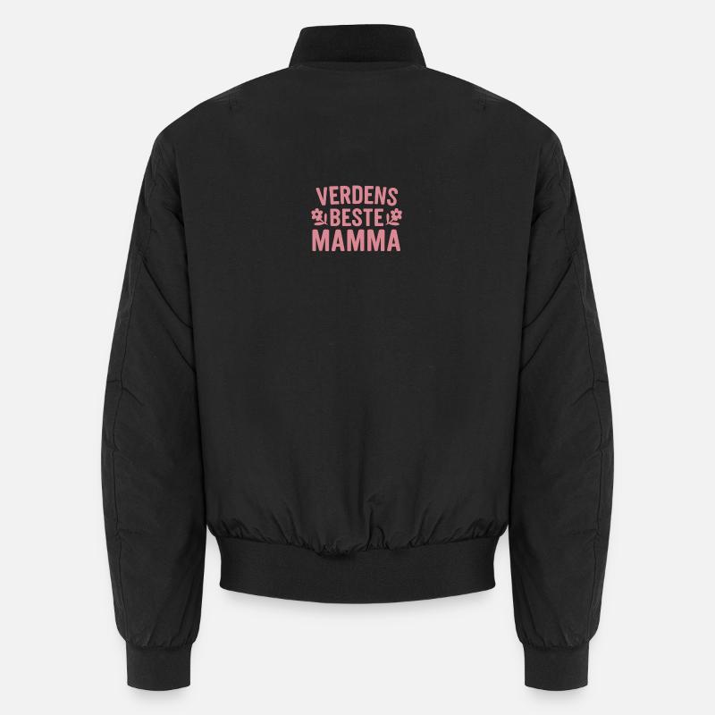 Das beste Mama-Herz-Design der Welt Unisex Bomberjacke