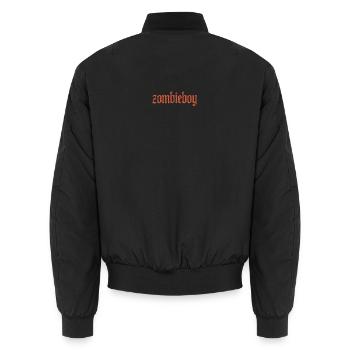 Lettrage gothique Zombieboy - Bomber unisexe - noir - Dos - AI Model Male 185 light (185cm)