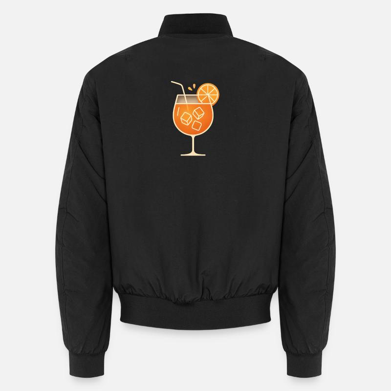 Aperitif Aperoliker Party Spritz Gift Idea Unisex Bomber Jacket