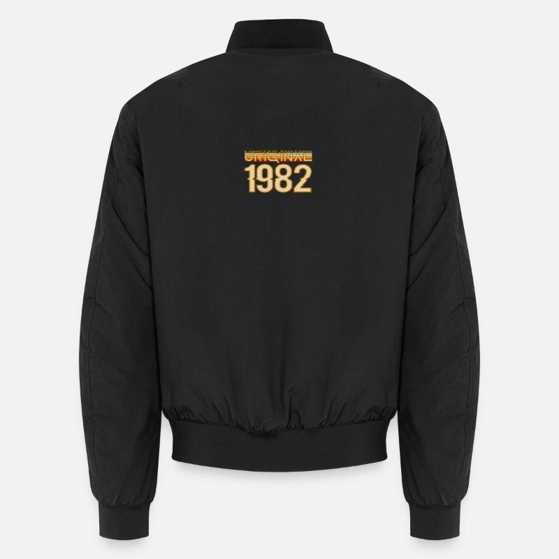 Retro 1982 Originalausgabe - Unisex Bomberjacke - Schwarz