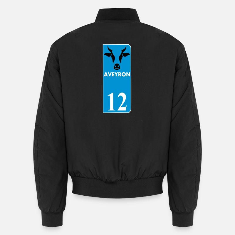 Aveyron - Unisex Bomber Jacket - black