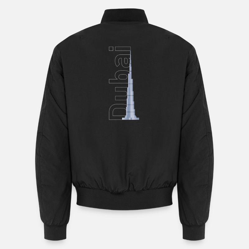 Silhouette de Dubaï – Burj Khalifa Bomber unisexe