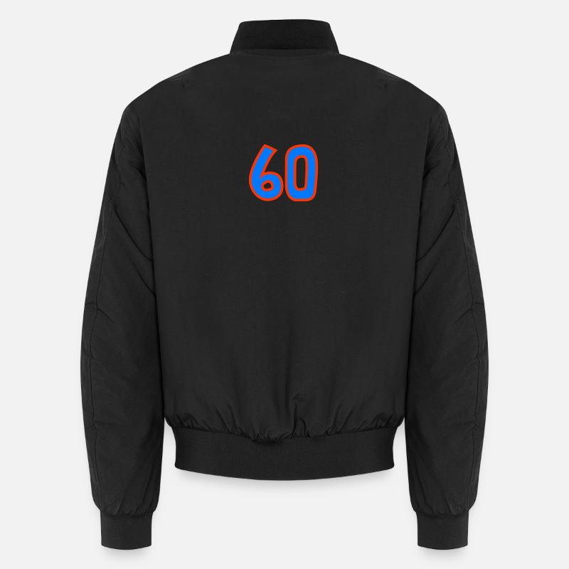 60. 60 YEARS. 60th ANNIVERSARY. 60TH BIRTHDAY. Unisex Bomber Jacket