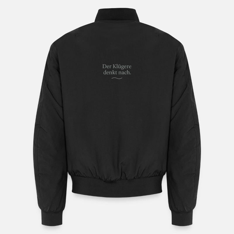 Plus on pense intelligemment Bomber unisexe