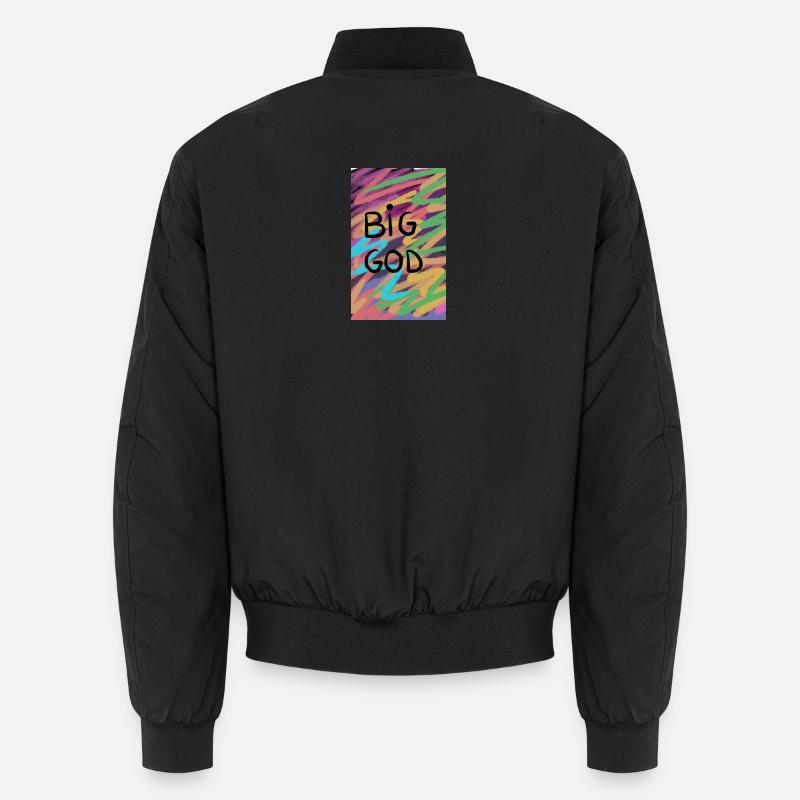 Big God Retro - Bomber unisexe - noir