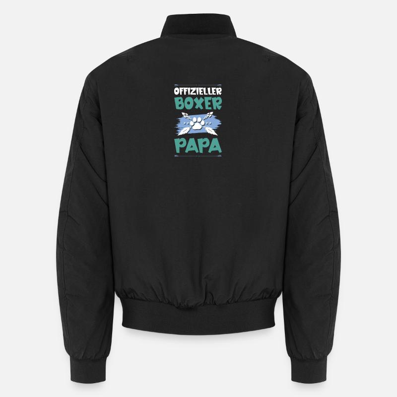 Boxer Dogs Dad Unisex Bomber Jacket