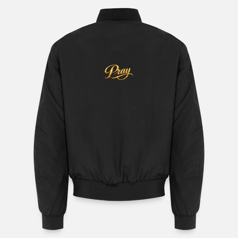 NEU – Betet immer. Unisex Bomberjacke