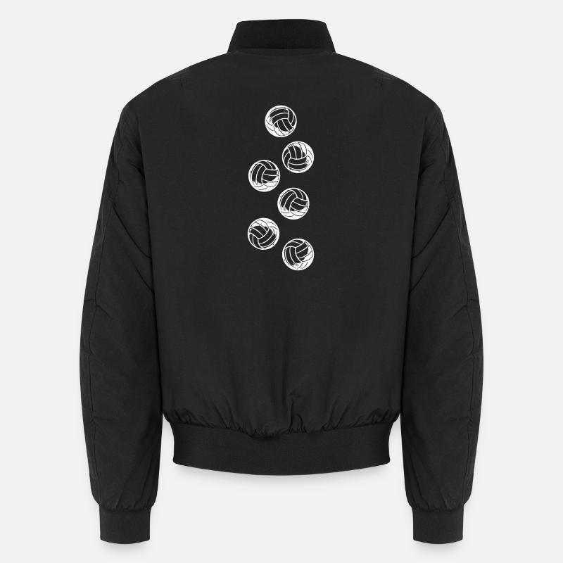 Volleyball - Unisex Bomber Jacket - black