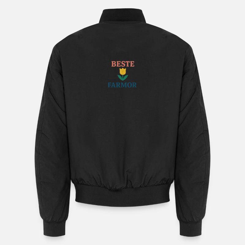 Beste Oma - Unisex Bomberjacke - Schwarz