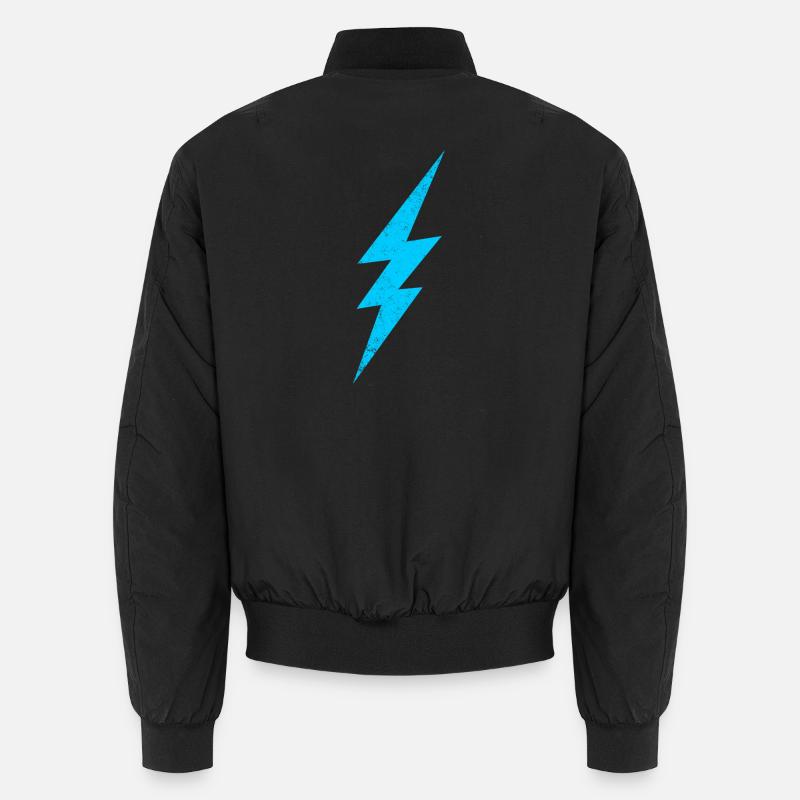 Blitz Energie Design Unisex Bomberjacke
