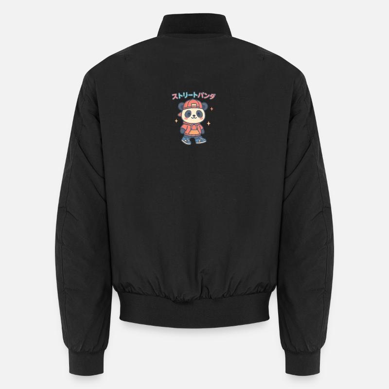 Street Panda Pullover Hoodie Unisex Bomber Jacket