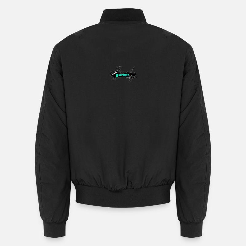 Elite Gamer Design mit dynamischem Text Unisex Bomberjacke