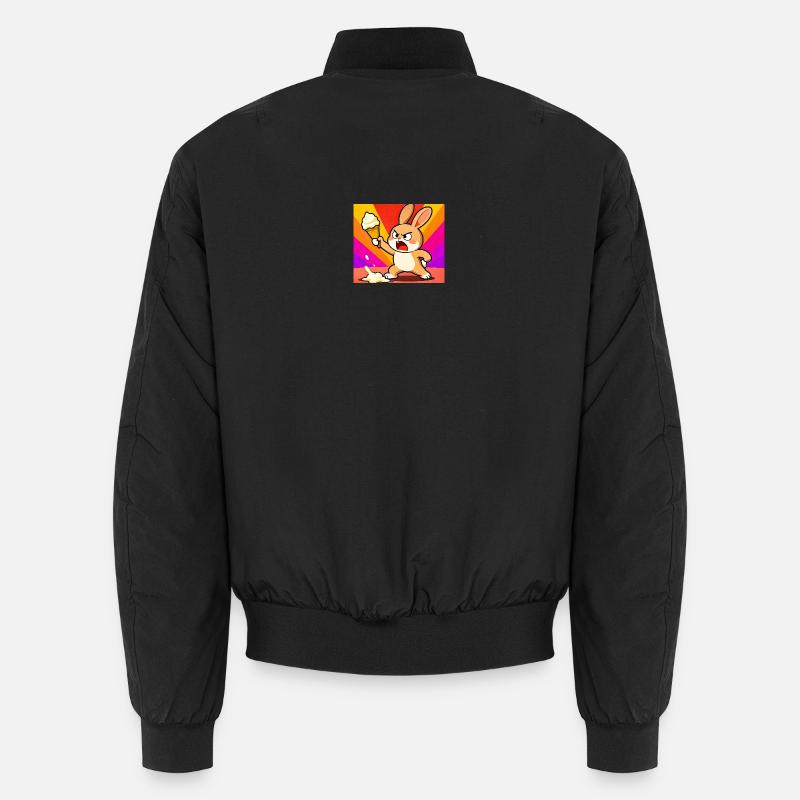 Boze Konijn Met IJs - Unisex Bomber Jacket - black