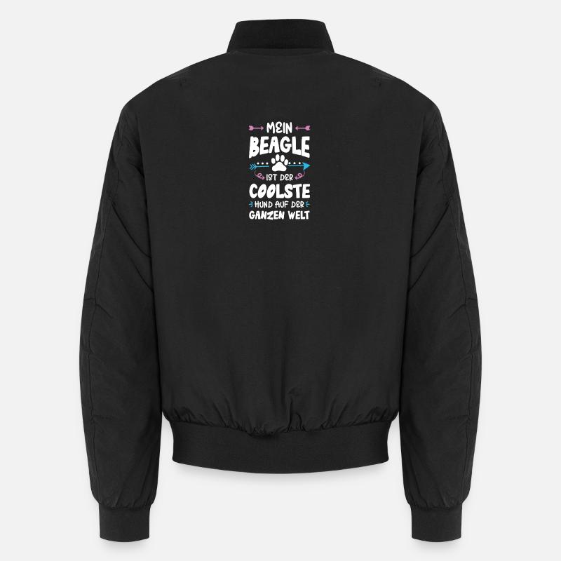 Beagle Dog Saying Unisex Bomber Jacket