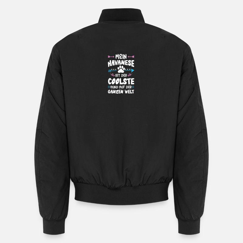 Havanese dog saying Unisex Bomber Jacket