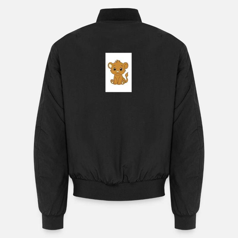 Kawaii lion cub Unisex Bomber Jacket