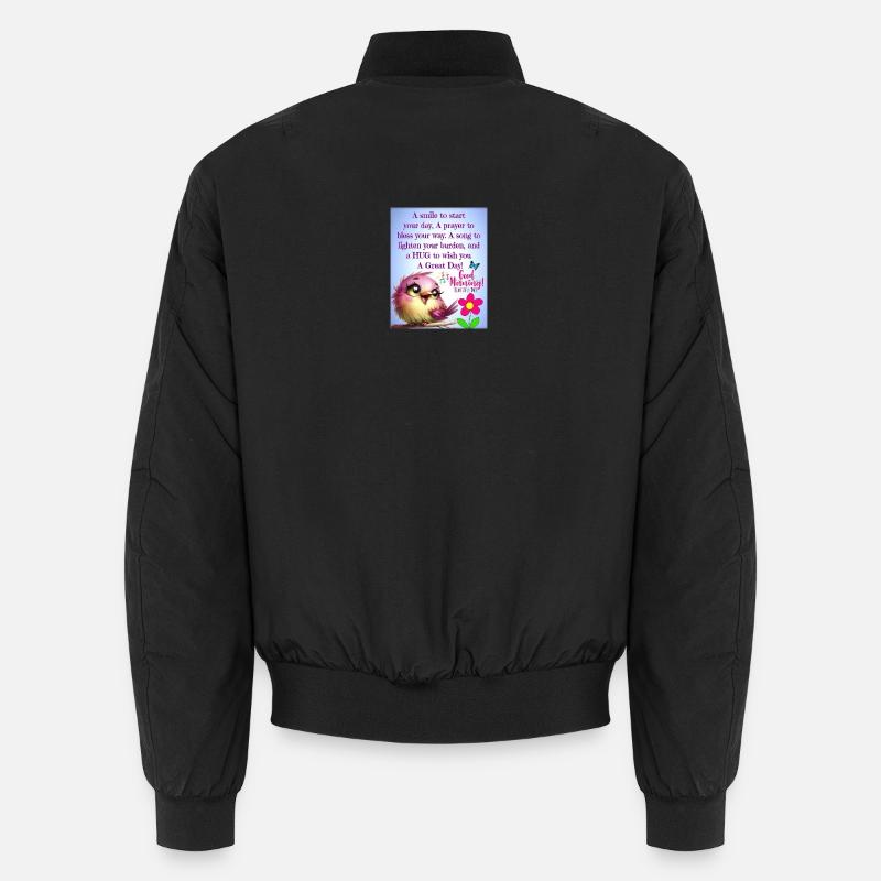 Morning Bird Joy Unisex Bomber Jacket